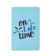 Load image into Gallery viewer, &#39;On Lake Time&#39; Sherpa Blanket
