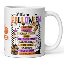 Load image into Gallery viewer, &#39;All The Halloween&#39; White Glossy Mug
