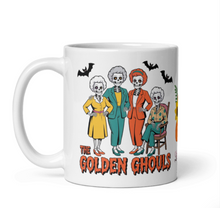 Load image into Gallery viewer, &#39;Golden Ghouls&#39; White Glossy Mug
