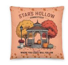 Load image into Gallery viewer, &#39;Gilmore Girls Stars Hollow Connecticut&#39; Basic Pillow
