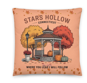 'Gilmore Girls Stars Hollow Connecticut' Basic Pillow