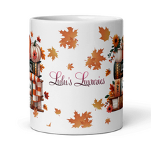 Load image into Gallery viewer, &#39;Just A Girl Who Loves Fall And Books&#39; White Glossy Mug
