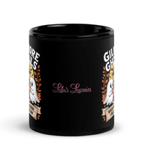 Load image into Gallery viewer, &#39;Gilmore Ghouls Where You Haunt I Will Follow&#39; Black Glossy Mug
