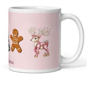 'Pink Christmas Wonderland' Mug