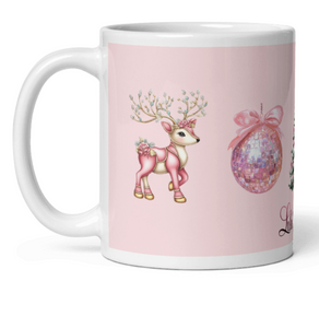 'Pink Christmas Wonderland' Mug