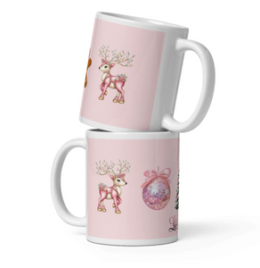 'Pink Christmas Wonderland' Mug