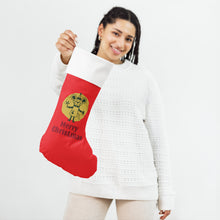 Load image into Gallery viewer, &#39;Merry Christmas Mouse&#39; Christmas Stocking
