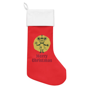 'Merry Christmas Mouse' Christmas Stocking