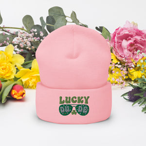 'Lucky Dude' Cuffed Beanie