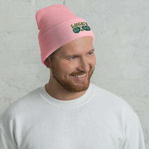 'Lucky Dude' Cuffed Beanie