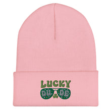 Load image into Gallery viewer, &#39;Lucky Dude&#39; Cuffed Beanie
