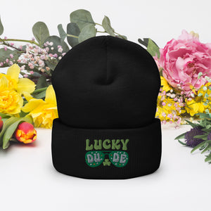 'Lucky Dude' Cuffed Beanie