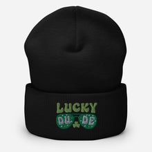 Load image into Gallery viewer, &#39;Lucky Dude&#39; Cuffed Beanie
