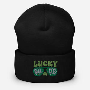 'Lucky Dude' Cuffed Beanie