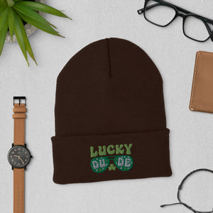 'Lucky Dude' Cuffed Beanie