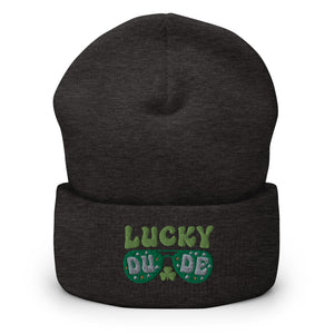 'Lucky Dude' Cuffed Beanie