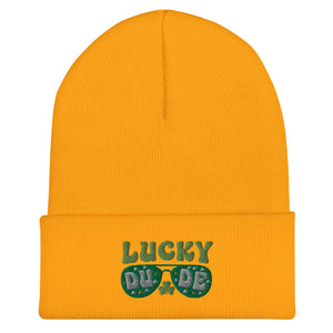 'Lucky Dude' Cuffed Beanie