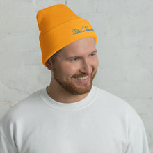 Load image into Gallery viewer, &#39;Lulu&#39;s Luxuries&#39; Blue Logo Cuffed Beanie
