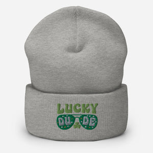 'Lucky Dude' Cuffed Beanie