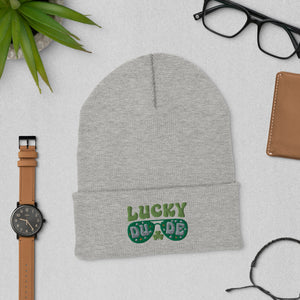 'Lucky Dude' Cuffed Beanie