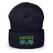 Load image into Gallery viewer, &#39;Lucky Dude&#39; Cuffed Beanie
