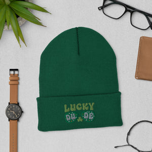 'Lucky Dude' Cuffed Beanie