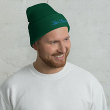 Load image into Gallery viewer, &#39;Lulu&#39;s Luxuries&#39; Blue Logo Cuffed Beanie
