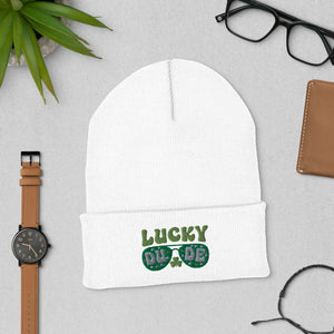 'Lucky Dude' Cuffed Beanie