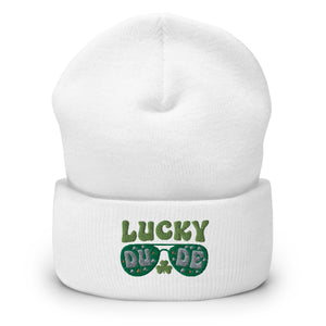 'Lucky Dude' Cuffed Beanie