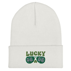 'Lucky Dude' Cuffed Beanie