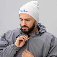 Load image into Gallery viewer, &#39;Lulu&#39;s Luxuries&#39; Blue Logo Cuffed Beanie
