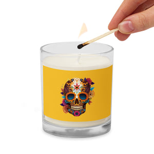 'Dia De Los Muertos' Glass Jar Soy Wax Candle