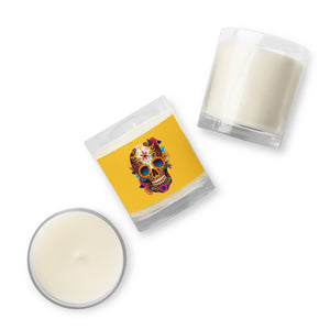 'Dia De Los Muertos' Glass Jar Soy Wax Candle