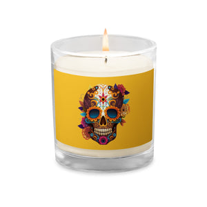 'Dia De Los Muertos' Glass Jar Soy Wax Candle