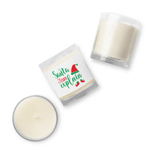 Load image into Gallery viewer, &#39;Santa I Can Explain&#39; Glass Jar Soy Wax Candle
