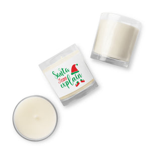 'Santa I Can Explain' Glass Jar Soy Wax Candle