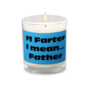 #1 Farter I Mean... Father Glass Jar Soy Wax Candle