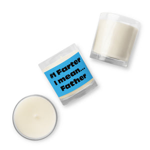 #1 Farter I Mean... Father Glass Jar Soy Wax Candle