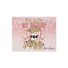 Load image into Gallery viewer, &#39;You Make My Heart Pop Popcorn&#39; Jigsaw Puzzle
