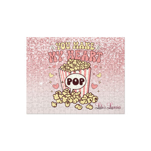 'You Make My Heart Pop Popcorn' Jigsaw Puzzle