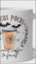 Load and play video in Gallery viewer, &#39;Hocus Pocus I Need Coffee To Focus&#39; White Glossy Mug
