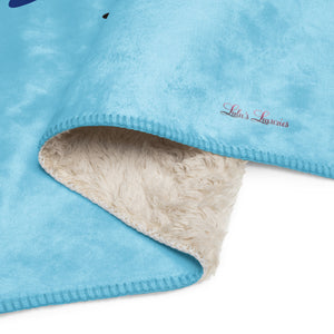 'On Lake Time' Sherpa Blanket