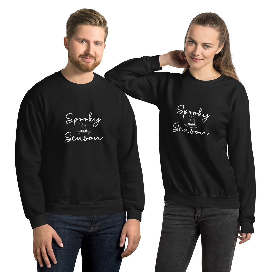 'Spooky Season' Witch Hat Unisex Sweatshirt