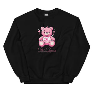 'Always Be Positive Pink Teddy Bear' Unisex Sweatshirt