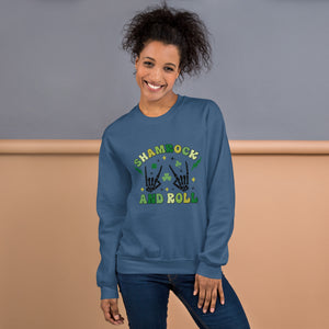 'Shamrock & Roll' Unisex Sweatshirt