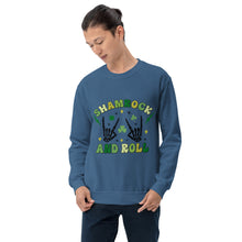 Load image into Gallery viewer, &#39;Shamrock &amp; Roll&#39; Unisex Sweatshirt
