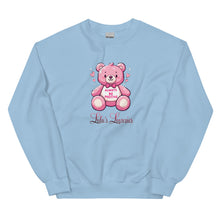 Load image into Gallery viewer, &#39;Always Be Positive Pink Teddy Bear&#39; Unisex Sweatshirt
