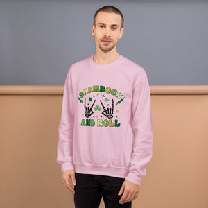 'Shamrock & Roll' Unisex Sweatshirt