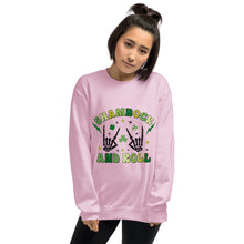 Load image into Gallery viewer, &#39;Shamrock &amp; Roll&#39; Unisex Sweatshirt
