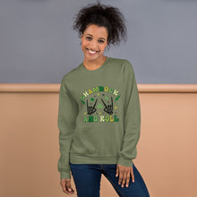 Load image into Gallery viewer, &#39;Shamrock &amp; Roll&#39; Unisex Sweatshirt
